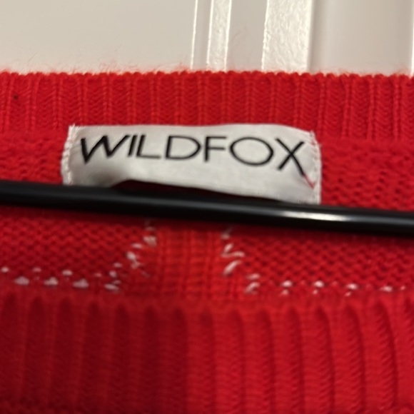 New with Tags Wildfox Couture Seeing Stars Lennon Sweater in Red - small - Picture 4 of 4
